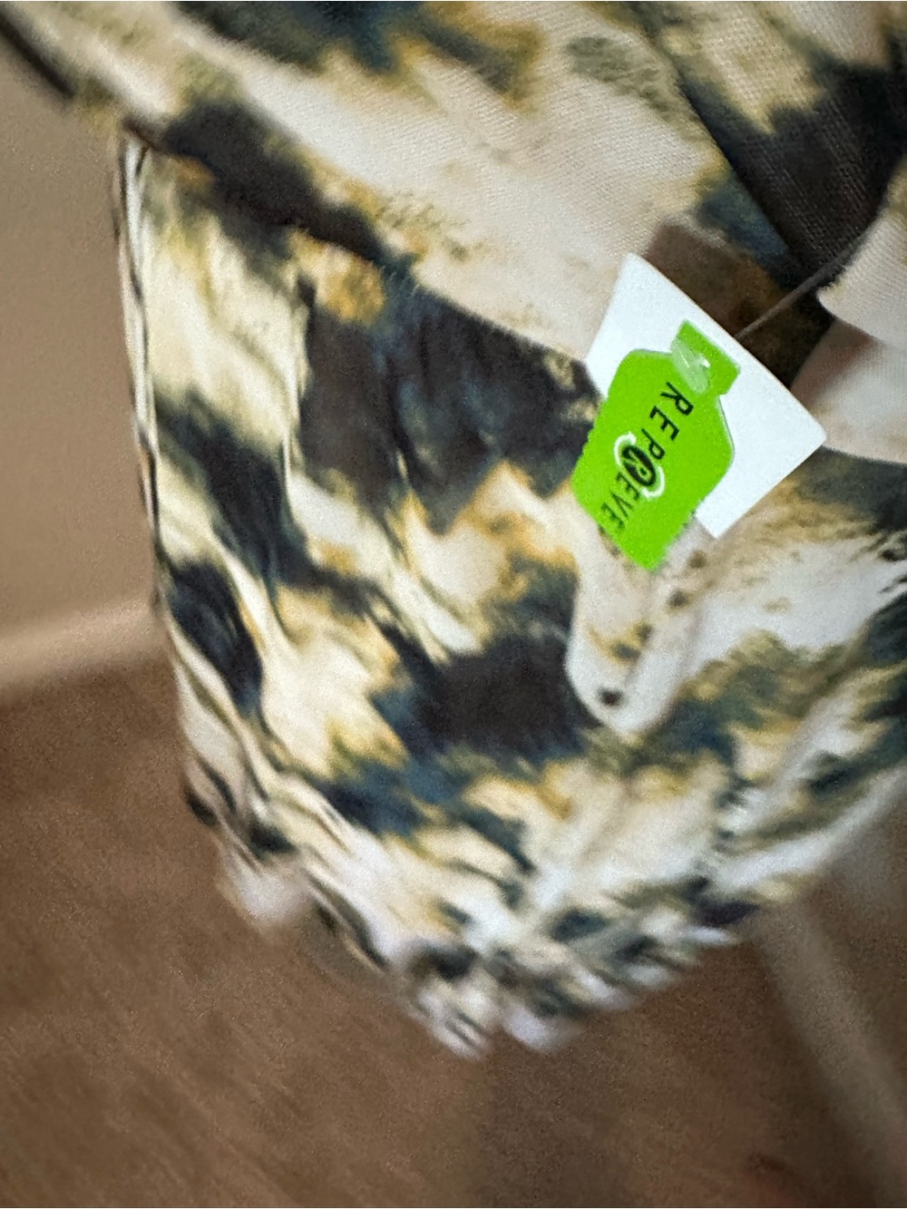NWT Cacique Tie-Dye swim Dress - White/Green/black sz18 - Picture 4 of 5